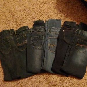 Assorted skinny jeans size 2